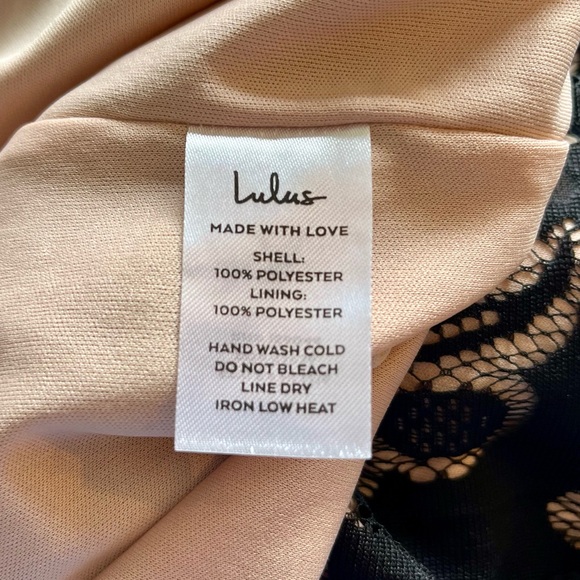 NWT Lulu’s Black Lace Dress - Picture 8 of 16